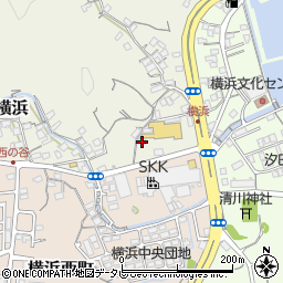 高知県高知市横浜452周辺の地図