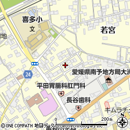 愛媛県大洲市若宮696-9周辺の地図