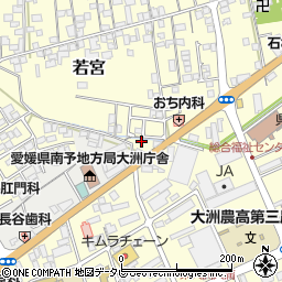 愛媛県大洲市若宮1006周辺の地図