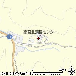 高吾北清掃センター周辺の地図