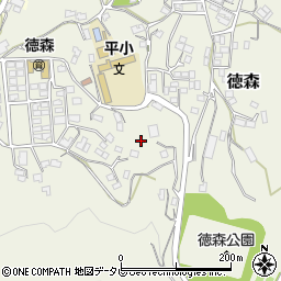 愛媛県大洲市徳森2582周辺の地図