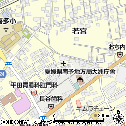 愛媛県大洲市若宮746-1周辺の地図