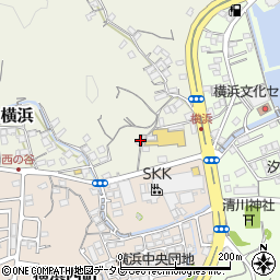 高知県高知市横浜374周辺の地図
