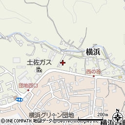 高知県高知市横浜730周辺の地図