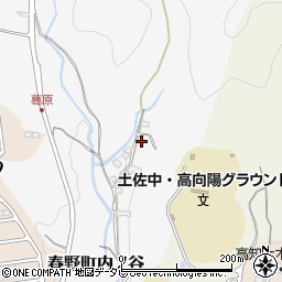 高知県高知市春野町内ノ谷1619周辺の地図