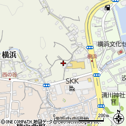 高知県高知市横浜448周辺の地図