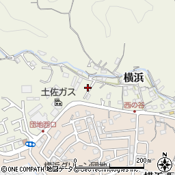 高知県高知市横浜729周辺の地図