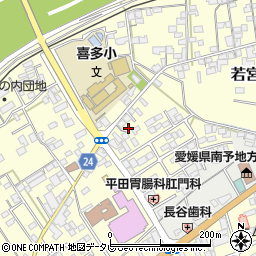 愛媛県大洲市若宮704-5周辺の地図