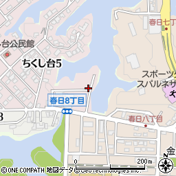 福岡県春日市ちくし台5丁目137周辺の地図