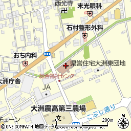 大洲市総合福祉センター周辺の地図