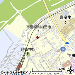愛媛県大洲市若宮299-1周辺の地図