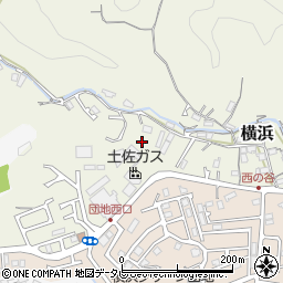 高知県高知市横浜713-1周辺の地図