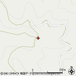 愛媛県大洲市河辺町川上787周辺の地図