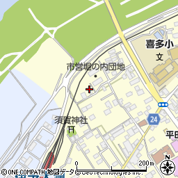 愛媛県大洲市若宮300-1周辺の地図