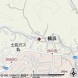 高知県高知市横浜731周辺の地図