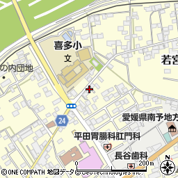 愛媛県大洲市若宮723周辺の地図