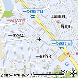 福岡県春日市一の谷3丁目33周辺の地図