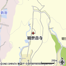 福岡県太宰府市観世音寺周辺の地図