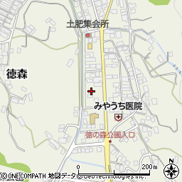 愛媛県大洲市徳森2245-22周辺の地図