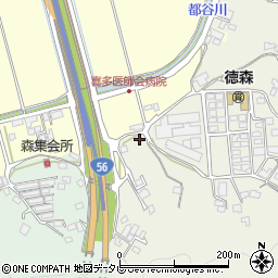 愛媛県大洲市徳森2703周辺の地図