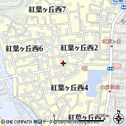 福岡県春日市紅葉ヶ丘西周辺の地図