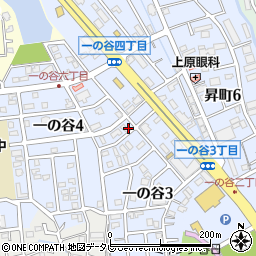 福岡県春日市一の谷3丁目10周辺の地図