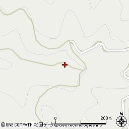 愛媛県大洲市河辺町川上878周辺の地図