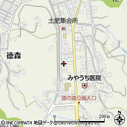 愛媛県大洲市徳森2245周辺の地図