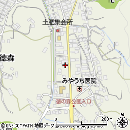 愛媛県大洲市徳森2245-25周辺の地図
