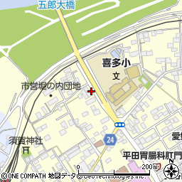 愛媛県大洲市若宮319-1周辺の地図