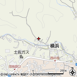 高知県高知市横浜615周辺の地図