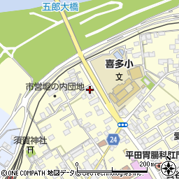 愛媛県大洲市若宮315-3周辺の地図