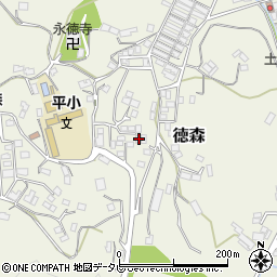 愛媛県大洲市徳森2550-8周辺の地図