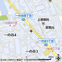 福岡県春日市一の谷3丁目15周辺の地図