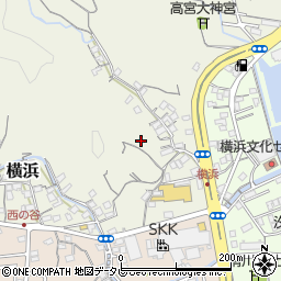 高知県高知市横浜周辺の地図