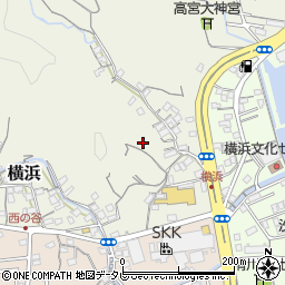 高知県高知市横浜周辺の地図