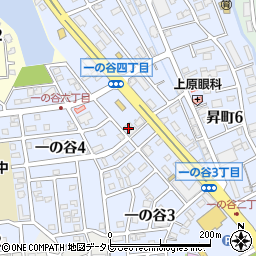 福岡県春日市一の谷4丁目37周辺の地図