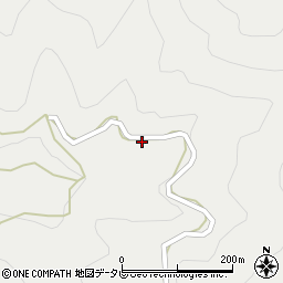 愛媛県大洲市河辺町川上1173周辺の地図