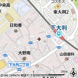 カギの２４時間救急車山田・白木原・中央周辺の地図