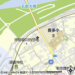 愛媛県大洲市若宮278-18周辺の地図
