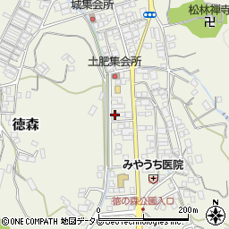 愛媛県大洲市徳森2245-15周辺の地図