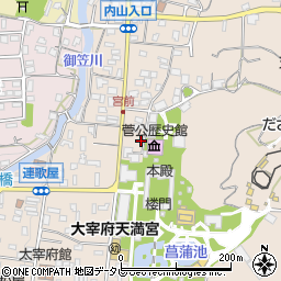 小山田茶店周辺の地図