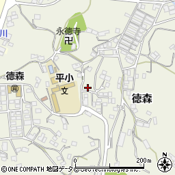 愛媛県大洲市徳森2594周辺の地図