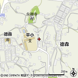 愛媛県大洲市徳森2594-2周辺の地図