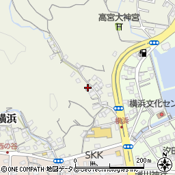 高知県高知市横浜389周辺の地図