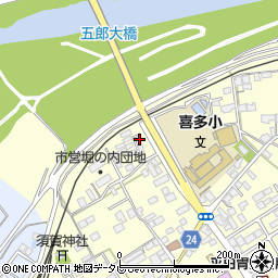 愛媛県大洲市若宮277周辺の地図
