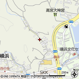高知県高知市横浜396周辺の地図