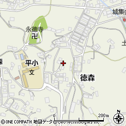 愛媛県大洲市徳森2567-3周辺の地図