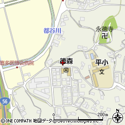 愛媛県大洲市徳森2627周辺の地図