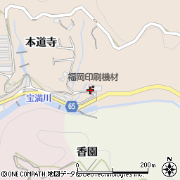 福岡県筑紫野市本道寺500周辺の地図